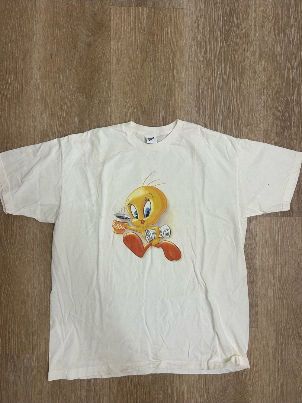 VTG 1999 Warner Bros Looney Tunes Tweety Bird T-shirt Size XL